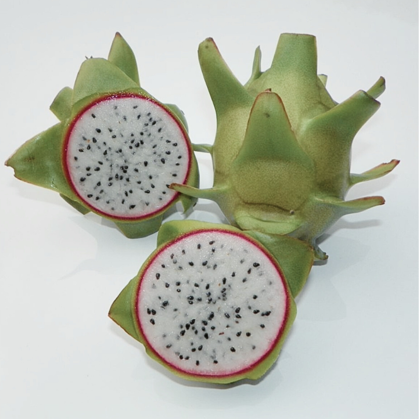 Green Dragon fruit with white pulp Connie Mayer