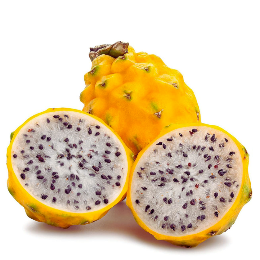 Yellow dragon fruit with white pulp Ecuadorian Palora