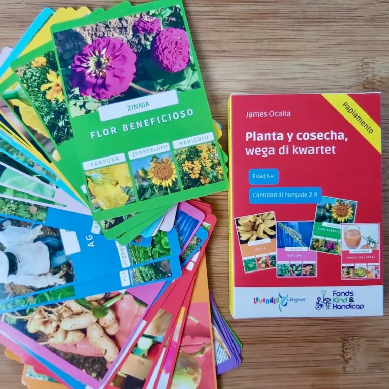 kwartet card game planta y cosecha flowers fruits and vegetables